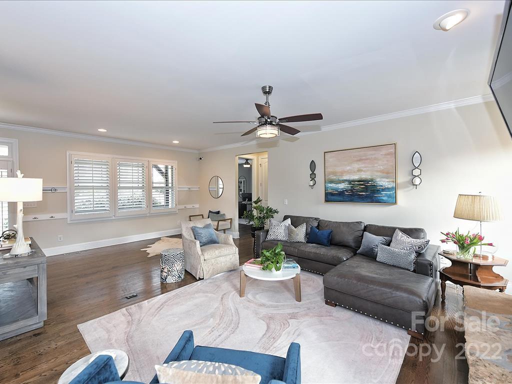 801 Sedgefield Road Charlotte, NC 28209 - Photo 4 of 30 a living room with furniture and a large window