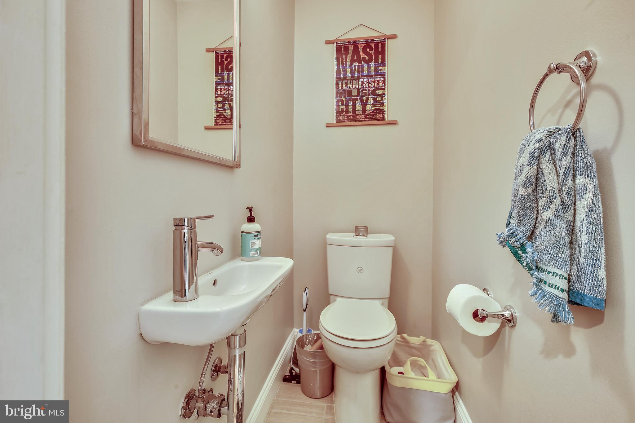 736 11th Street Northeast Washington, DC 20002 - Photo 29 of 43 Unit 2 main level powder room