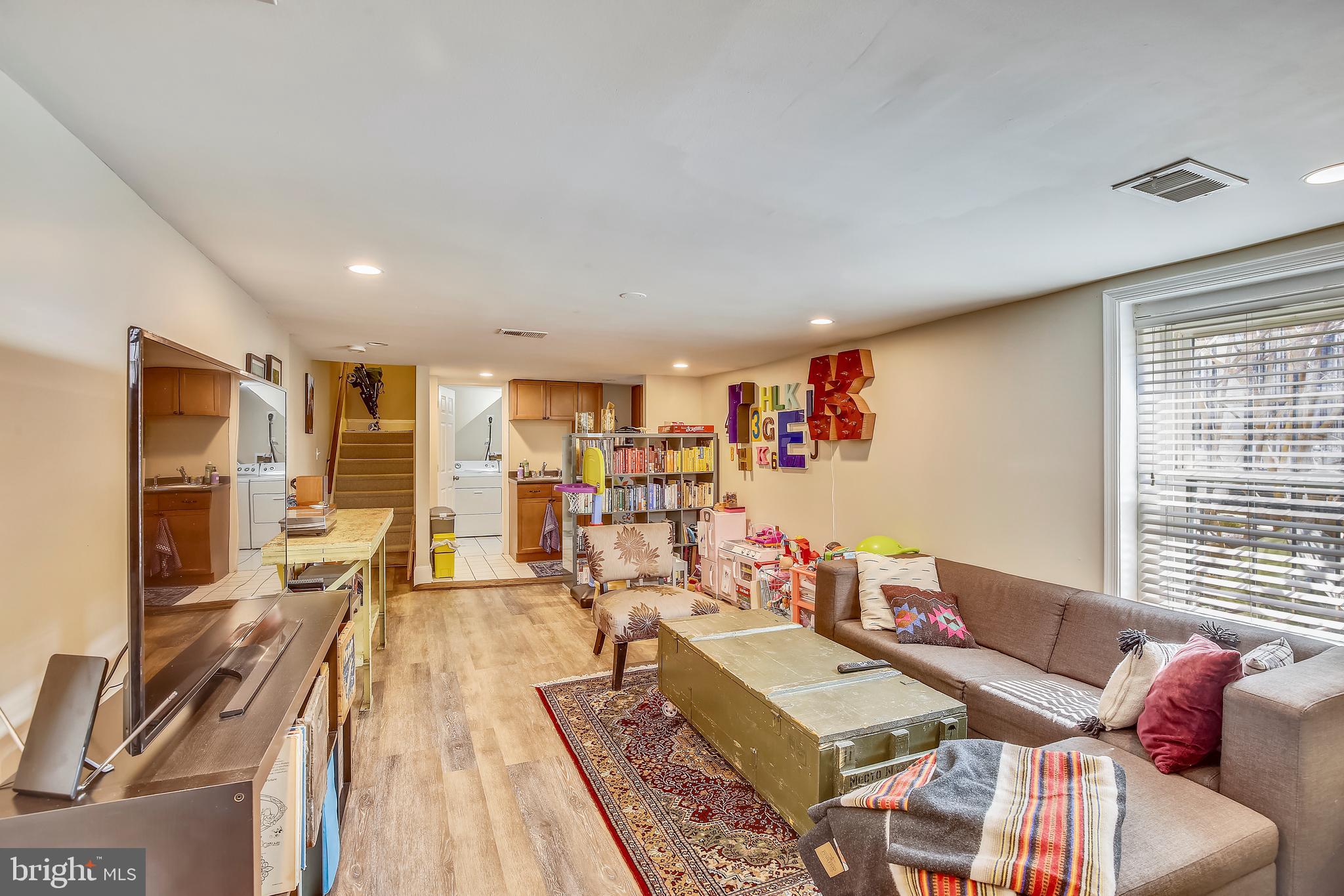 736 11th Street Northeast Washington, DC 20002 - Photo 38 of 43 Unit 2 LL Rec Room/In law suite w/wood burning FP