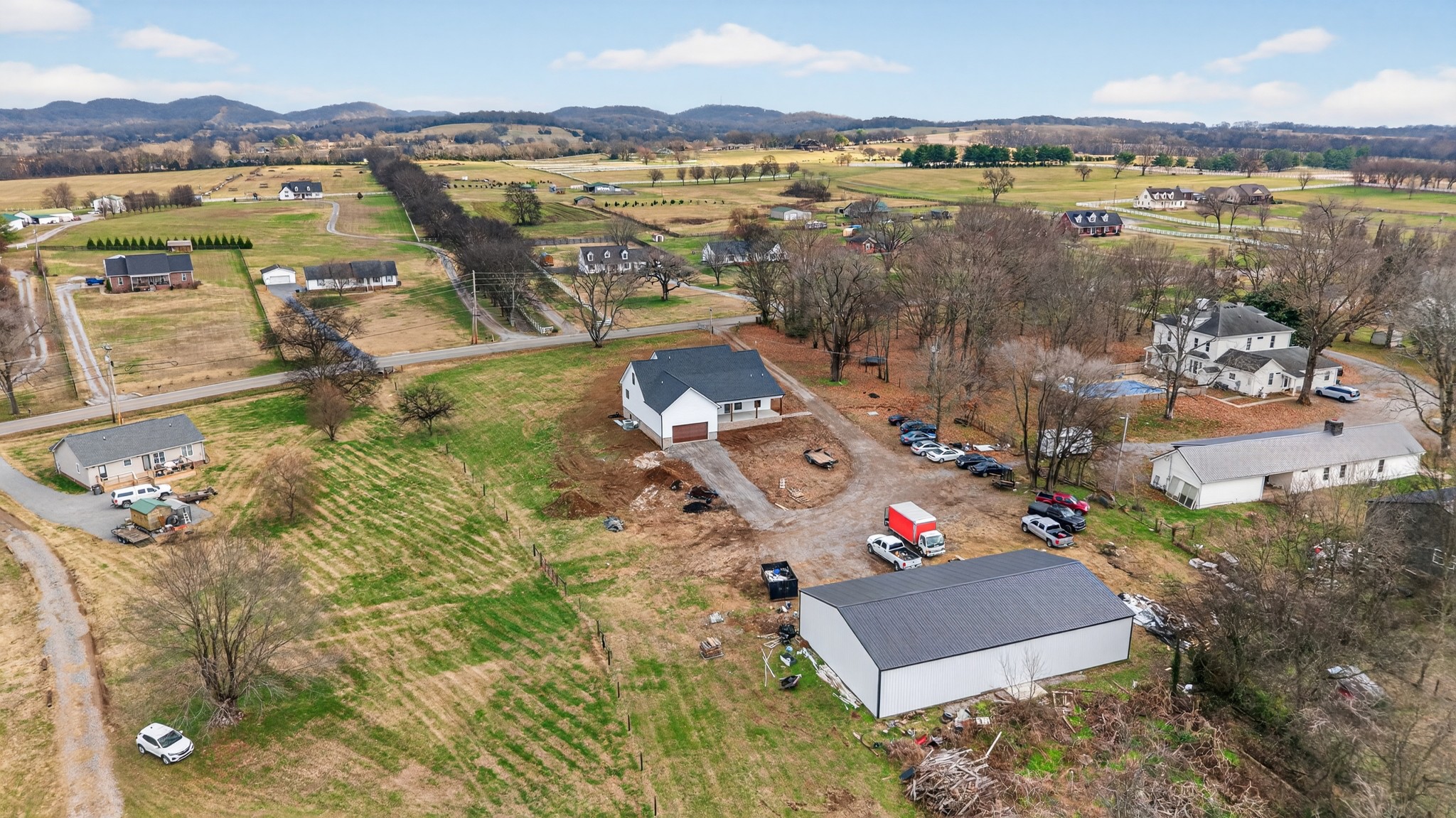 777 Rock Springs Road Castalian Springs, TN 37031 - Photo 52 of 56 aerial view of a house with a lake view