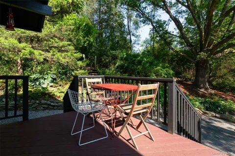 a room with a table and a chair