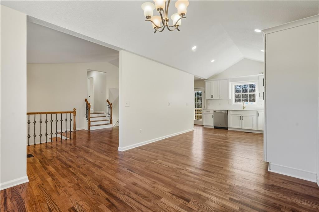 615 Amberwood Place Euharlee, GA 30145 - Photo 10 of 37 a view of empty room with wooden floor
