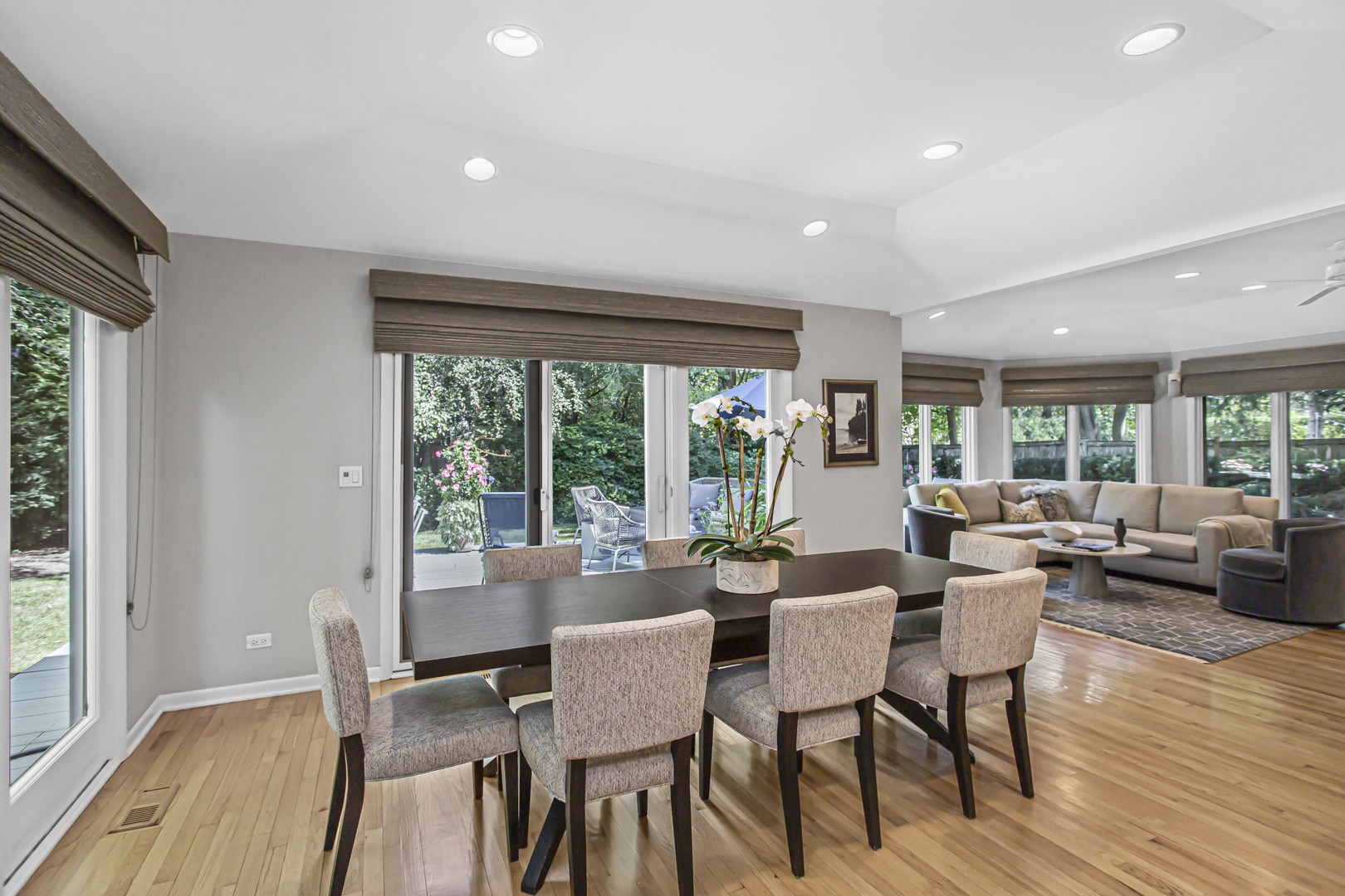 1256 Hackberry Road Deerfield, IL 60015 - Photo 7 of 26 a dining room with furniture window and wooden floor