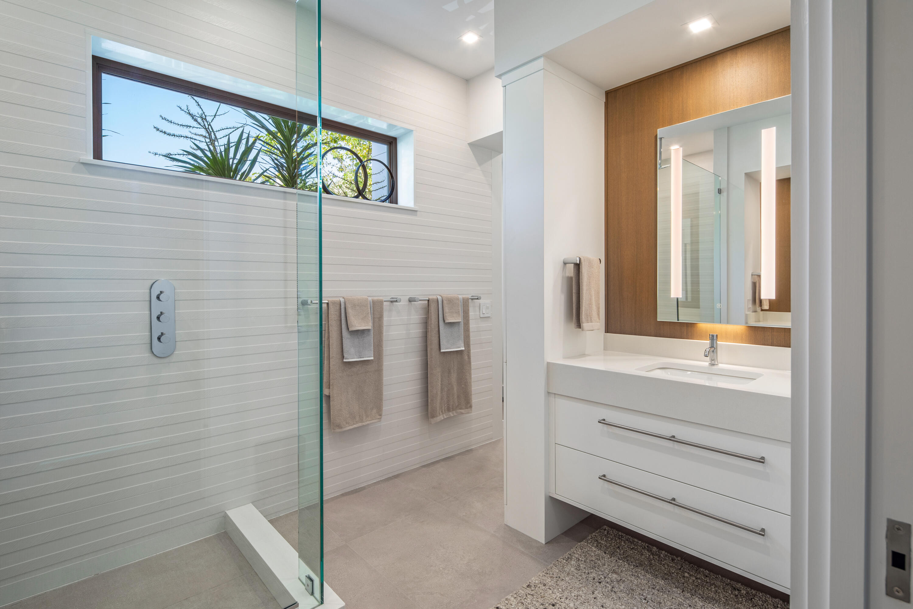 1614 Washington Street Key West, FL 33040 - Photo 44 of 59 a bathroom with a sink a mirror and shower