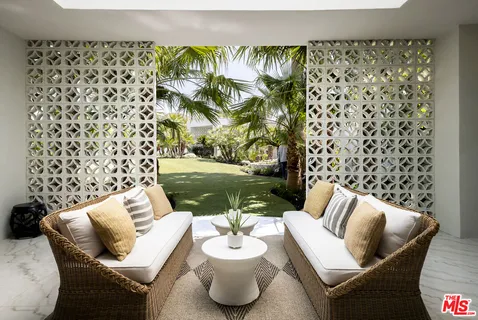 a view of a lake with a big yard