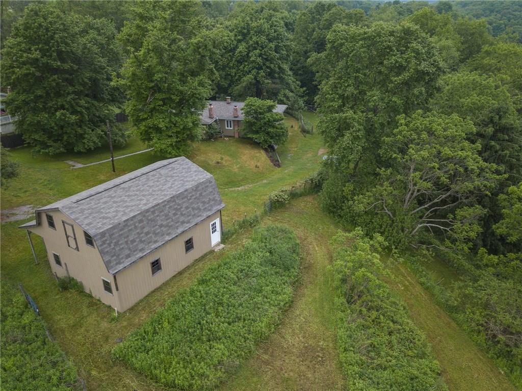 157 Wildwood Road Midland, PA 15059 - Photo 24 of 25 Aerial view of property showing various paths/trails leading through property. Beautiful, scenic, and private!