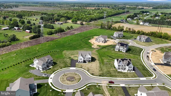 an aerial view of a house having outdoor space