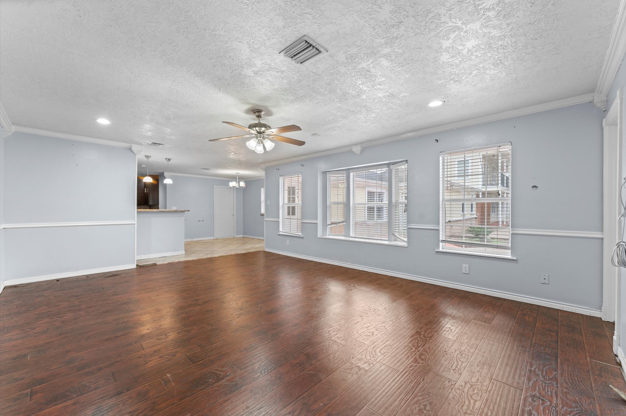 8710 Congo Lane Houston, TX 77040 - Photo 24 of 50 a view of an empty room with wooden floor and a window