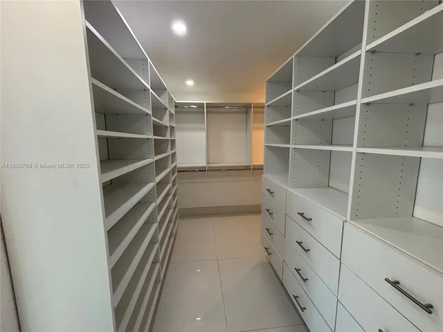 a view of walk in closet