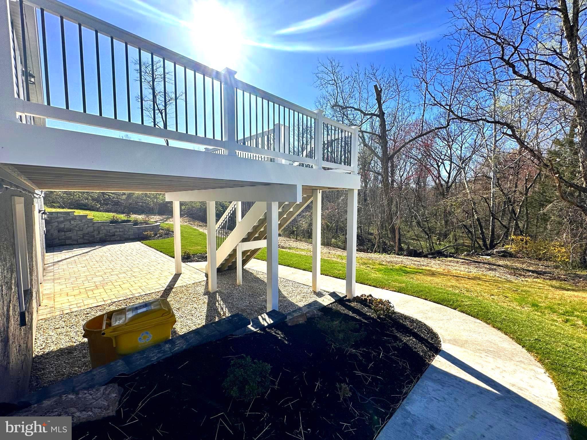 7234 Race Road Hanover, MD 21076 - Photo 25 of 38 Walking around side of home... towards lower level