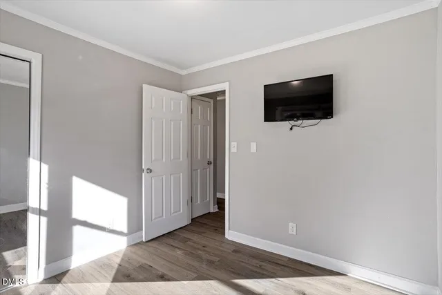 a view of a livingroom with a flat screen tv
