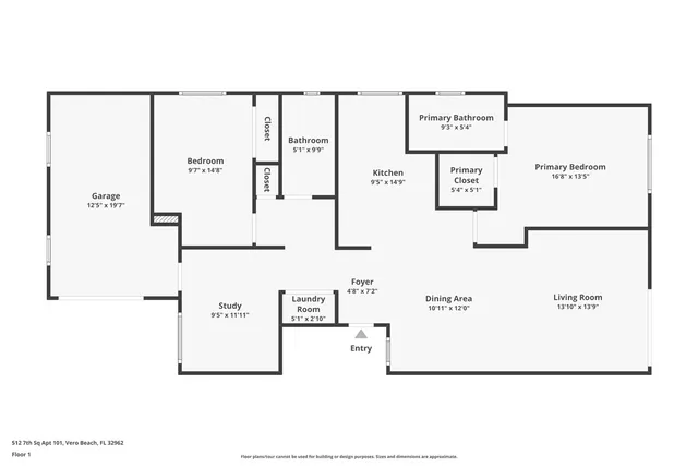 $229,000 | 512 7th Square Southwest, Unit 101, Vero Beach, FL 32962