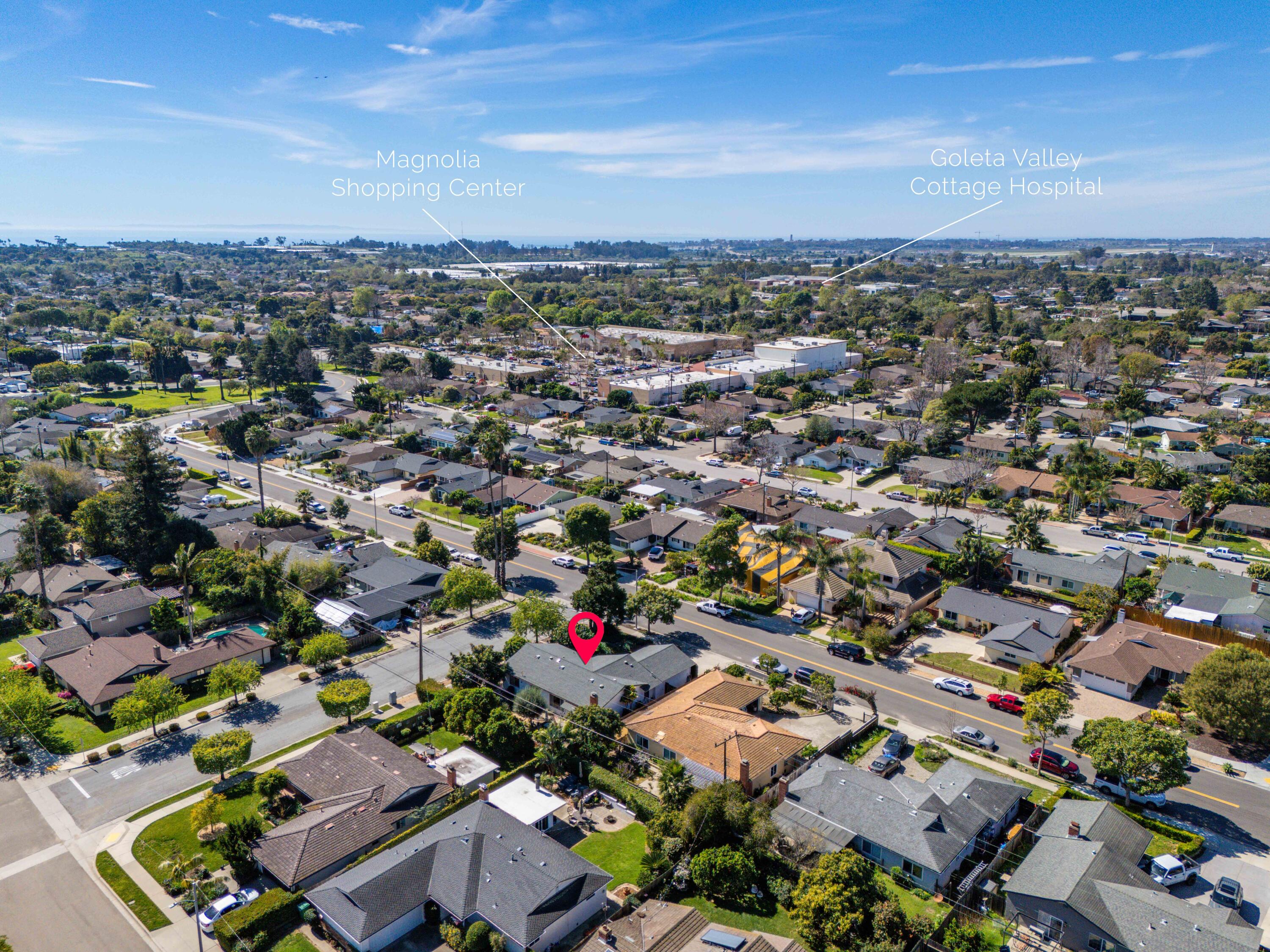 114 Walnut Lane Santa Barbara, CA 93111 - Photo 37 of 38 Aerial Shot