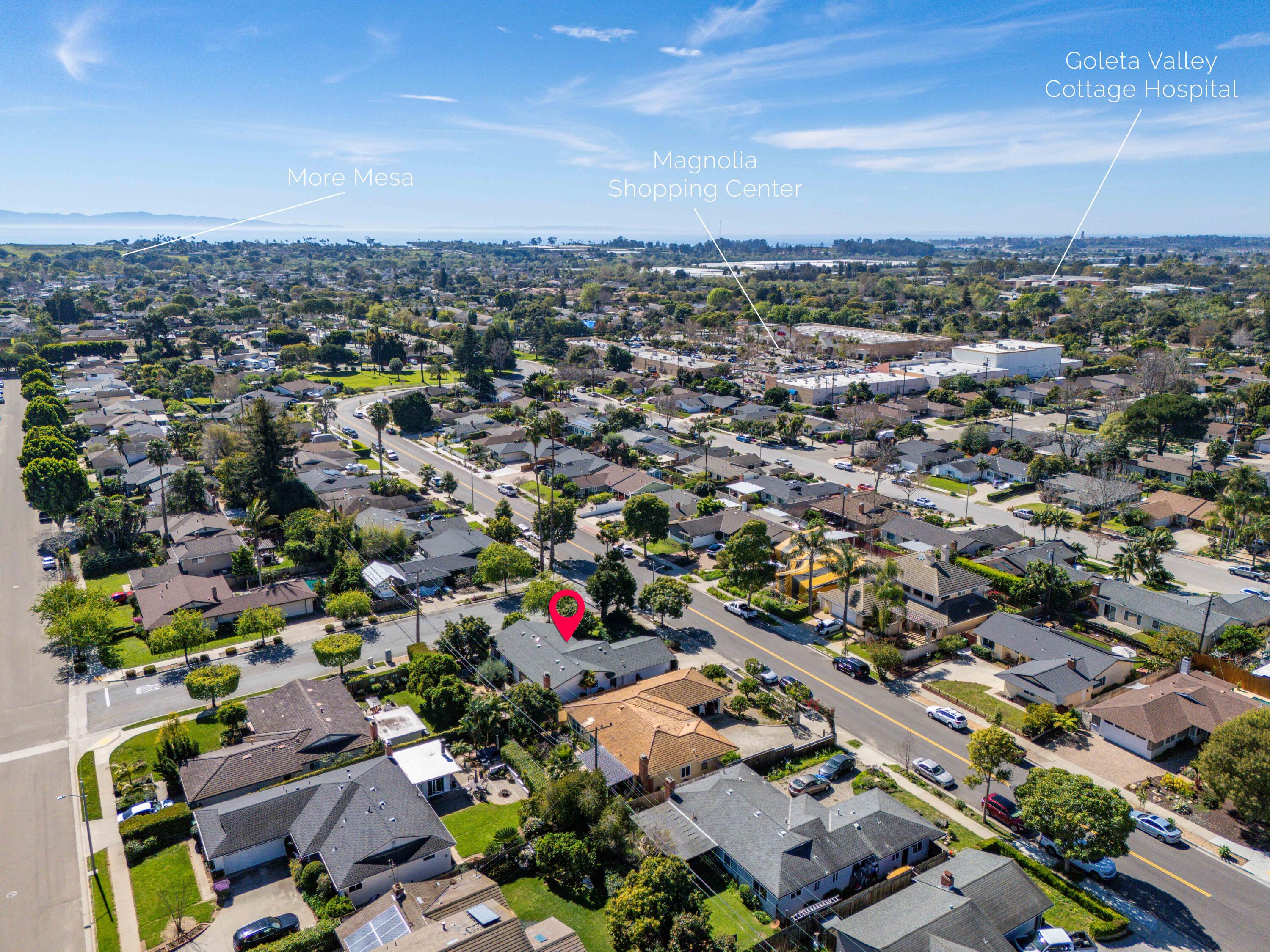 114 Walnut Lane Santa Barbara, CA 93111 - Photo 38 of 38 Aerial Shot
