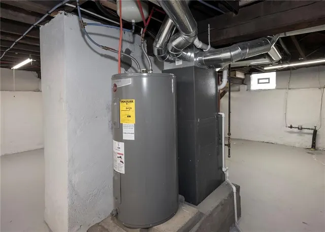 a view of storage and utility room