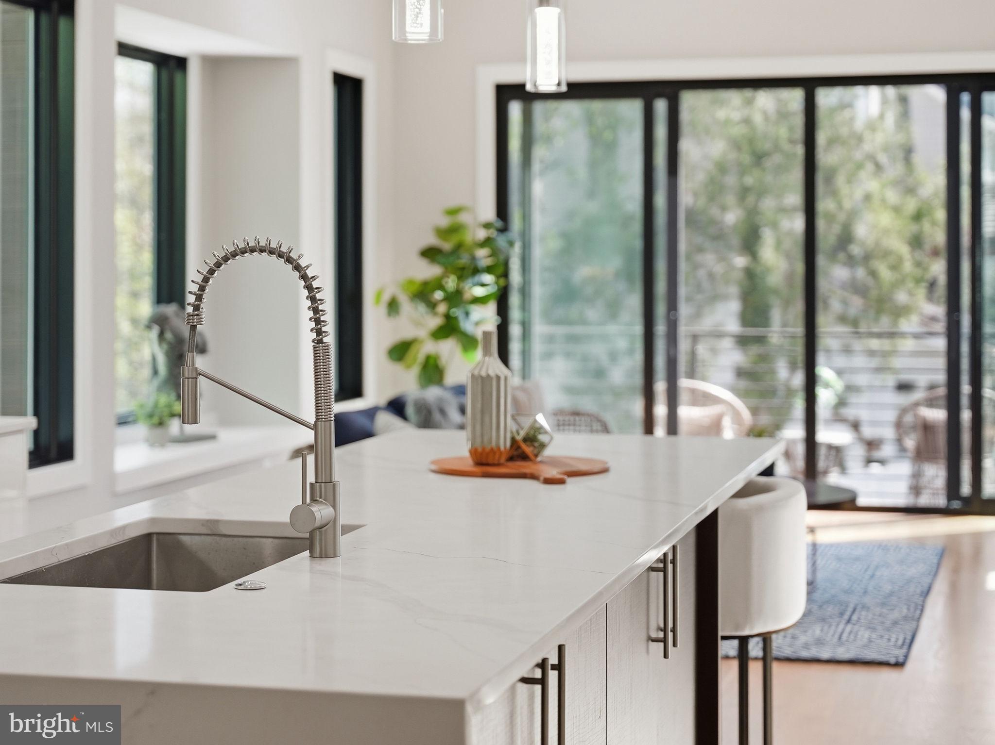 2211 Military Road Arlington, VA 22207 - Photo 97 of 107 Modern kitchen with serene views.