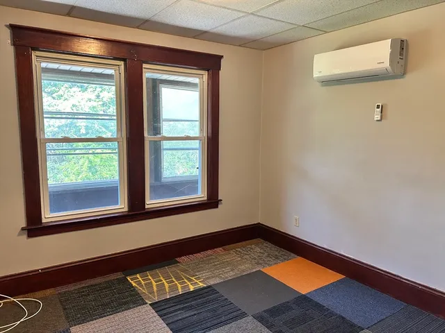 a room with a window