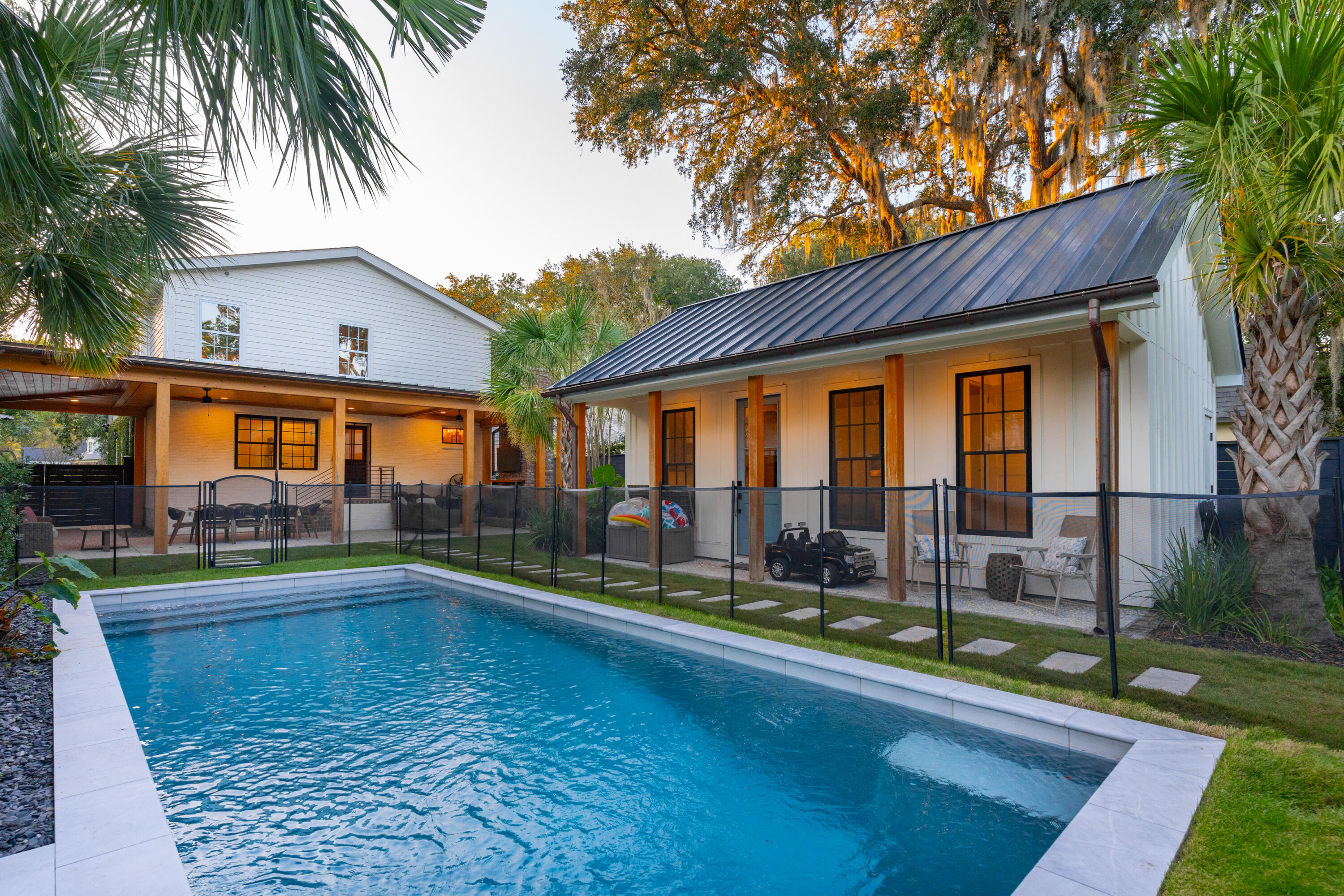 38 Nicholson Street Charleston, SC 29407 - Photo 61 of 81 Back yard/ pool house/ pool