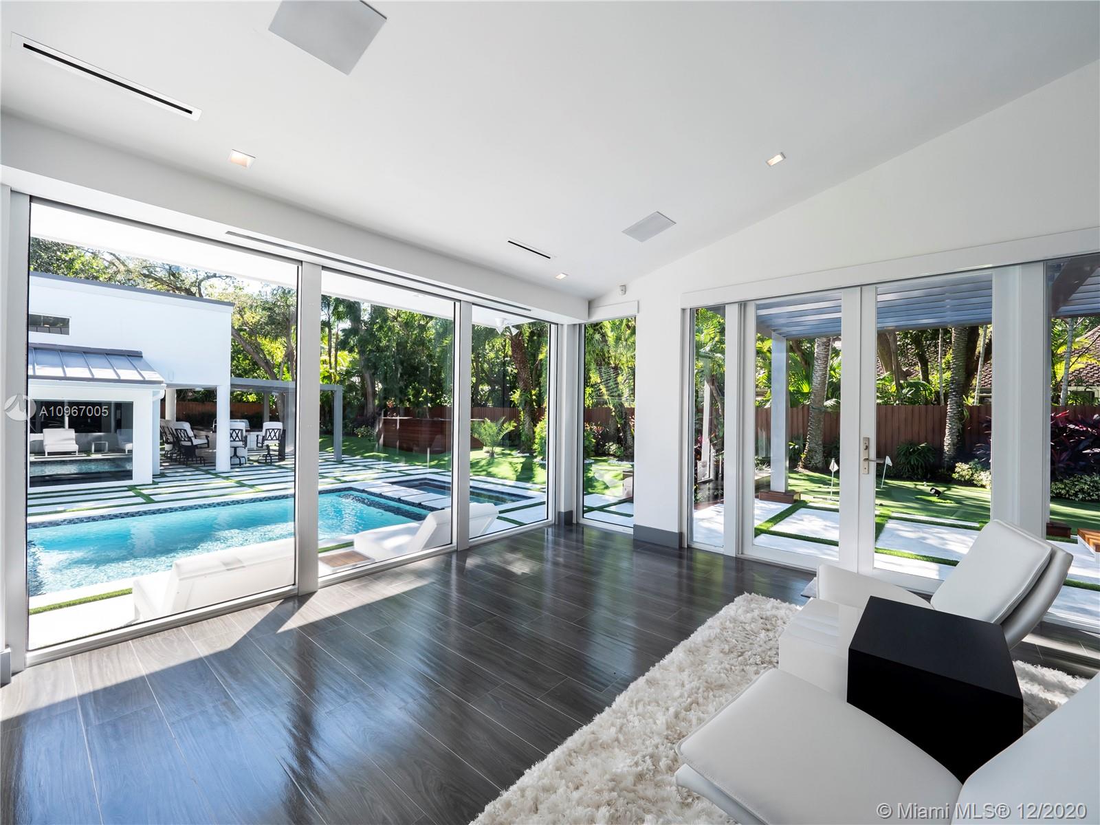 6460 Southwest 133rd Drive Pinecrest, FL 33156 - Photo 20 of 51 Master bedroom looking out to pool.