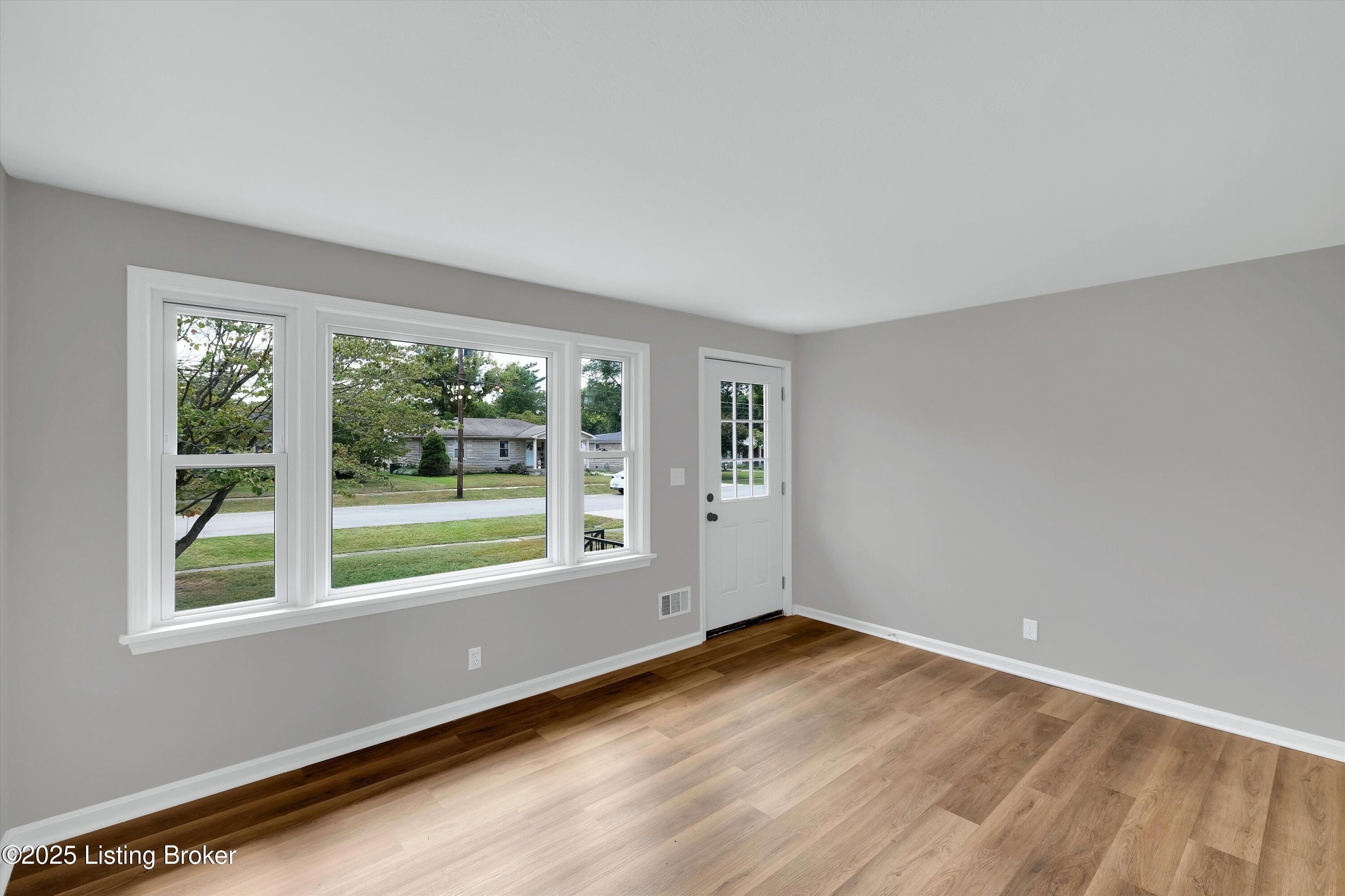 Large front window