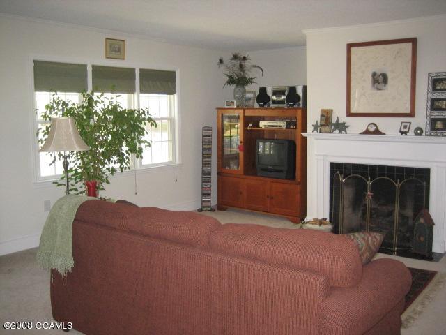 Living Room has Fireplace
