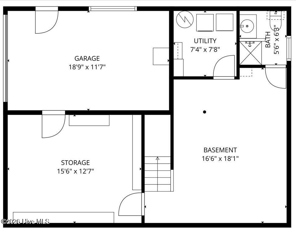 909 Austin Street Hamlet, NC 28345 - Photo 32 of 32 1st floor plan