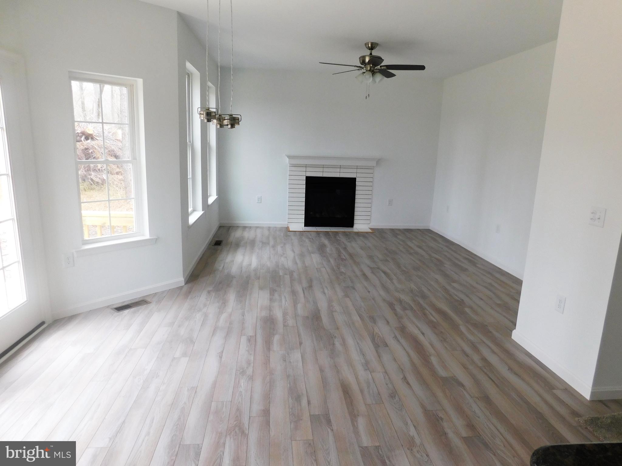2 Whaleys Road Delmar, DE 19940 - Photo 10 of 28 an empty room with windows and a fireplace