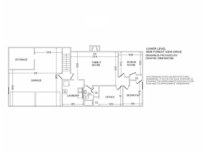 6588 Forest View Road Roanoke, VA 24018 - Photo 3 of 18 3-Lower Level Floor Pl
