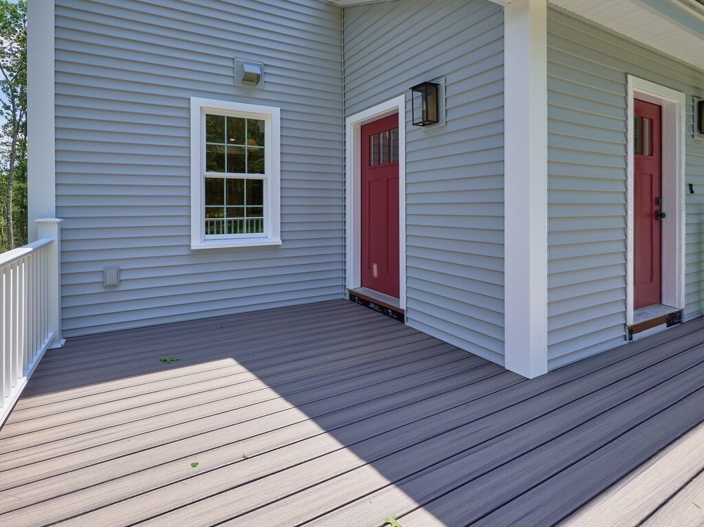 126 Old Southbridge Road Dudley, MA 01571 - Photo 13 of 40 a view of a wooden deck
