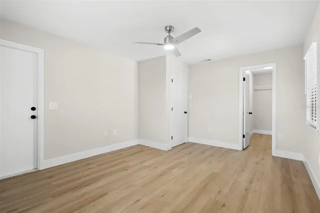 wooden floor in an empty room