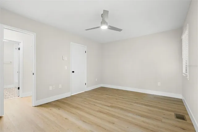 wooden floor in an empty room