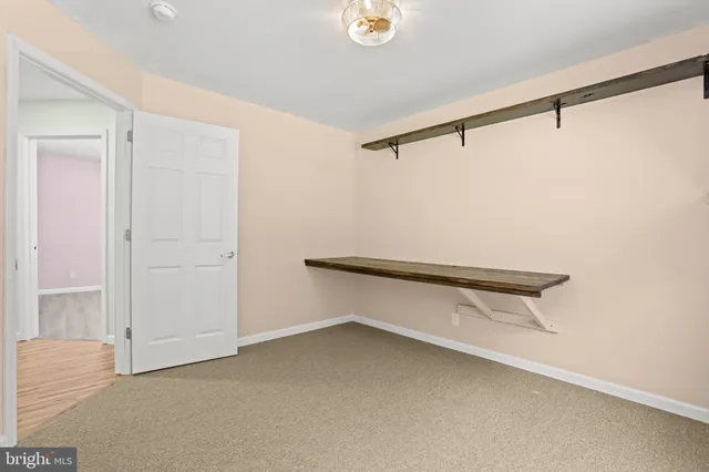 a view of an empty room