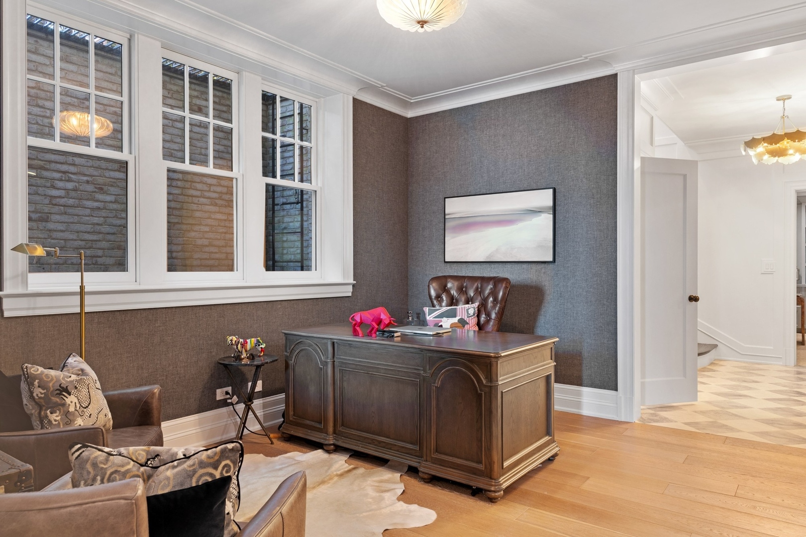 381 Sheridan Road Winnetka, IL 60093 - Photo 50 of 60 a view of a livingroom with furniture and windows