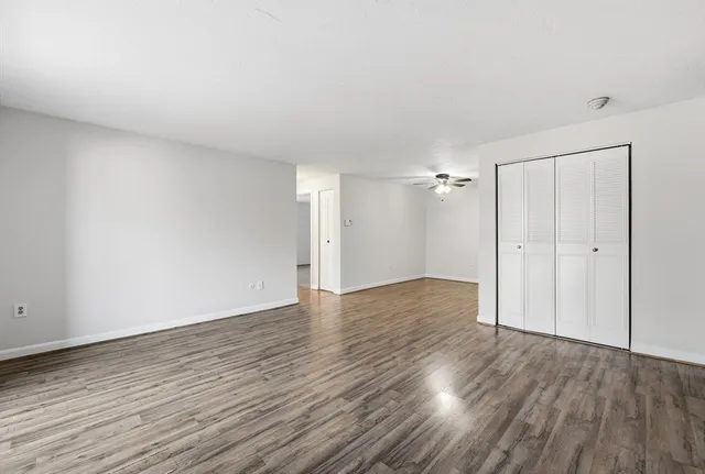 wooden floor in an empty room