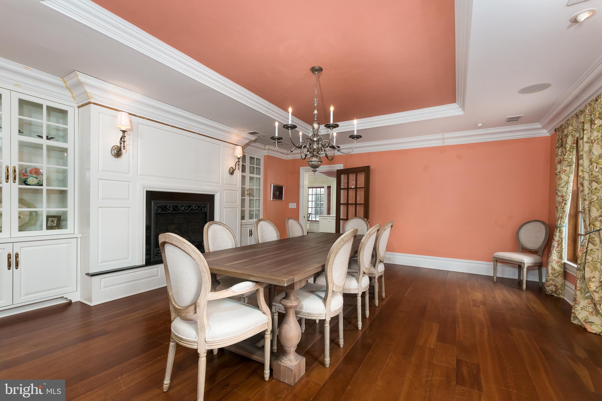 80 Mapleton Road Princeton, NJ 08540 - Photo 14 of 55 Formal dining with fireplace