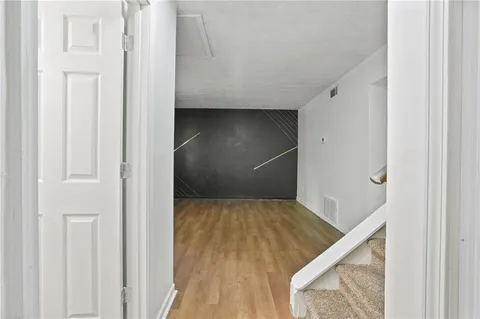 a view of wooden floor