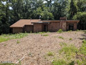 a backyard of a house
