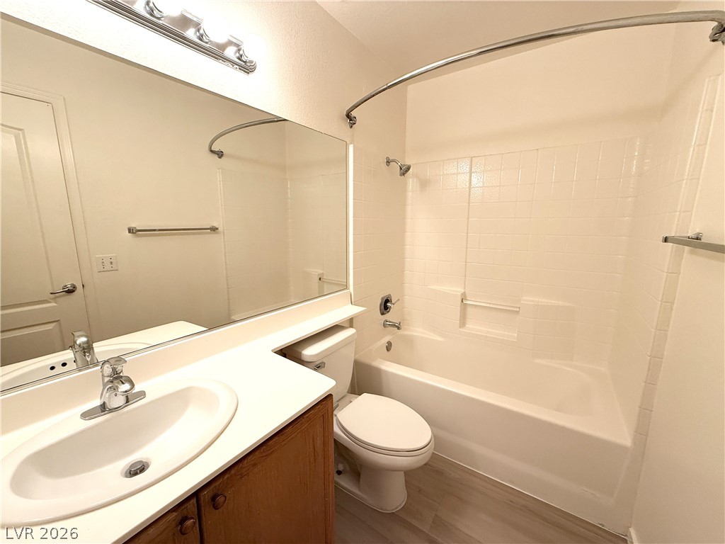 8870 Haviland Road Las Vegas, NV 89123 - Photo 17 of 22 Functional full bathroom with combined shower and tub, offering everyday convenience.