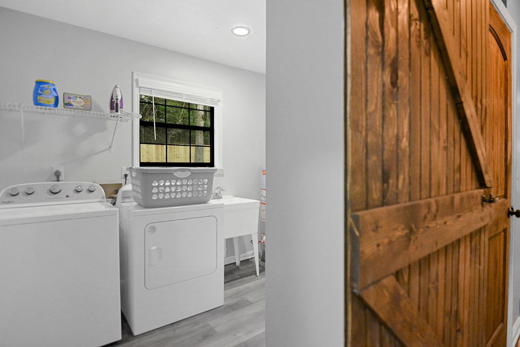 45 Wilderness Trail Blue Ridge, GA 30513 - Photo 33 of 58 a utility room with dryer and washer
