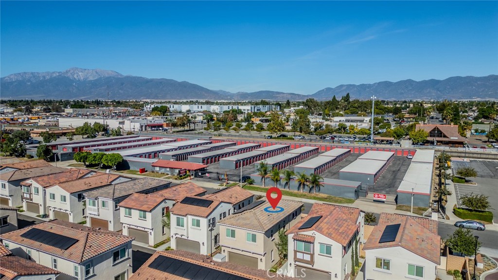 214 Bonita Lane Rialto, CA 92376 - Photo 42 of 51 an aerial view of residential houses and outdoor space