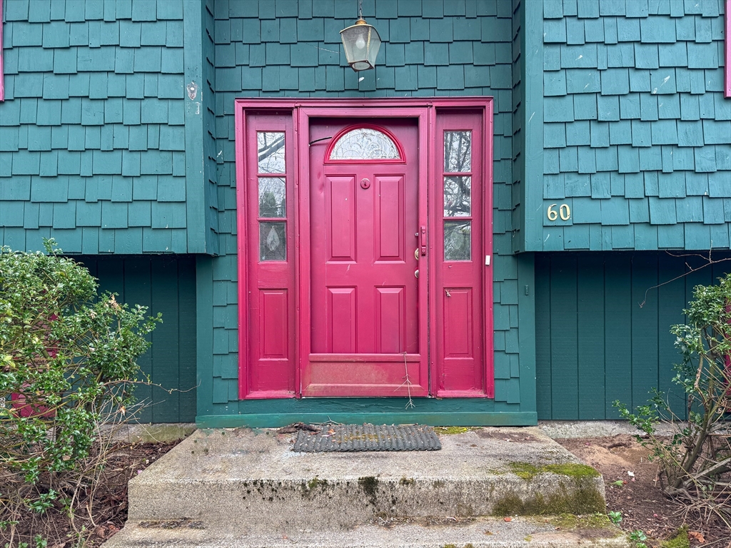 60 White Fox Road Feeding Hills, MA 01030 - Photo 29 of 29 a view of a wooden door with a red gate
