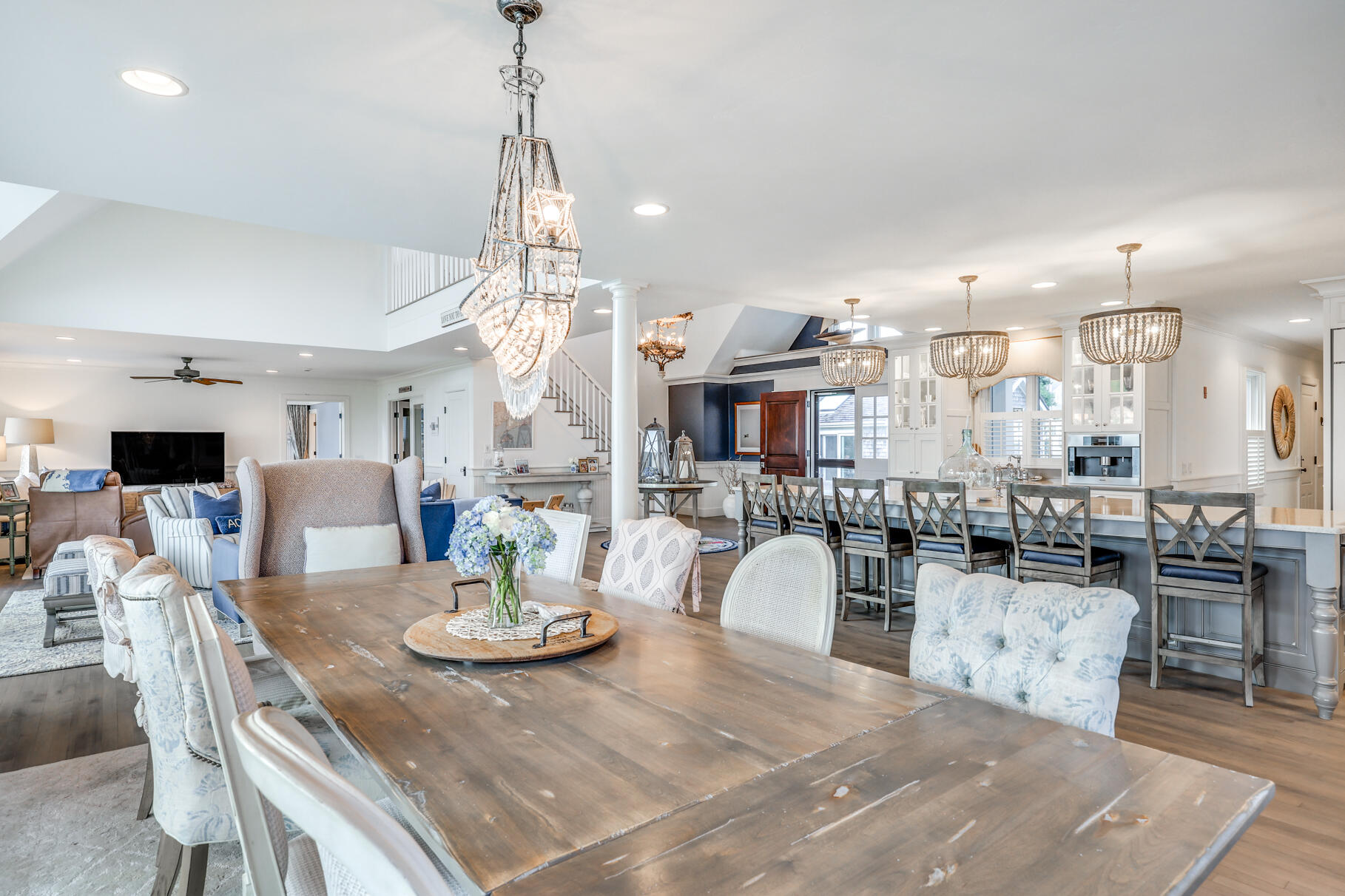 75 Shore Road West Harwich, MA 02671 - Photo 22 of 53 a large kitchen with a table and chairs