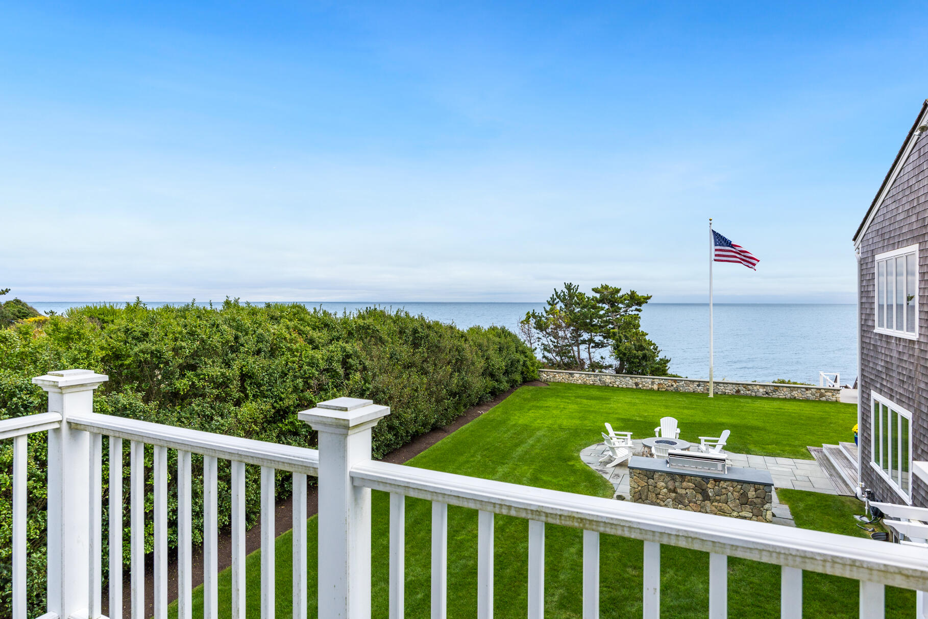 75 Shore Road West Harwich, MA 02671 - Photo 39 of 53 a view of a yard with wooden fence