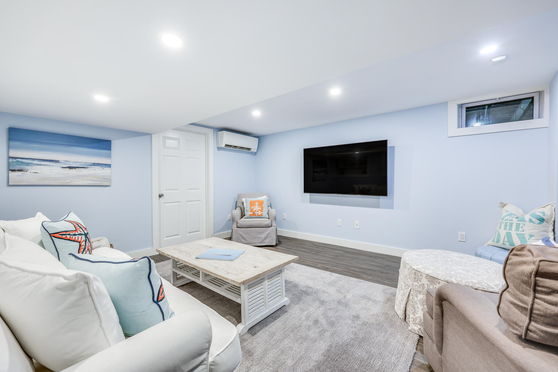 75 Shore Road West Harwich, MA 02671 - Photo 41 of 53 a living room with furniture and a flat screen tv