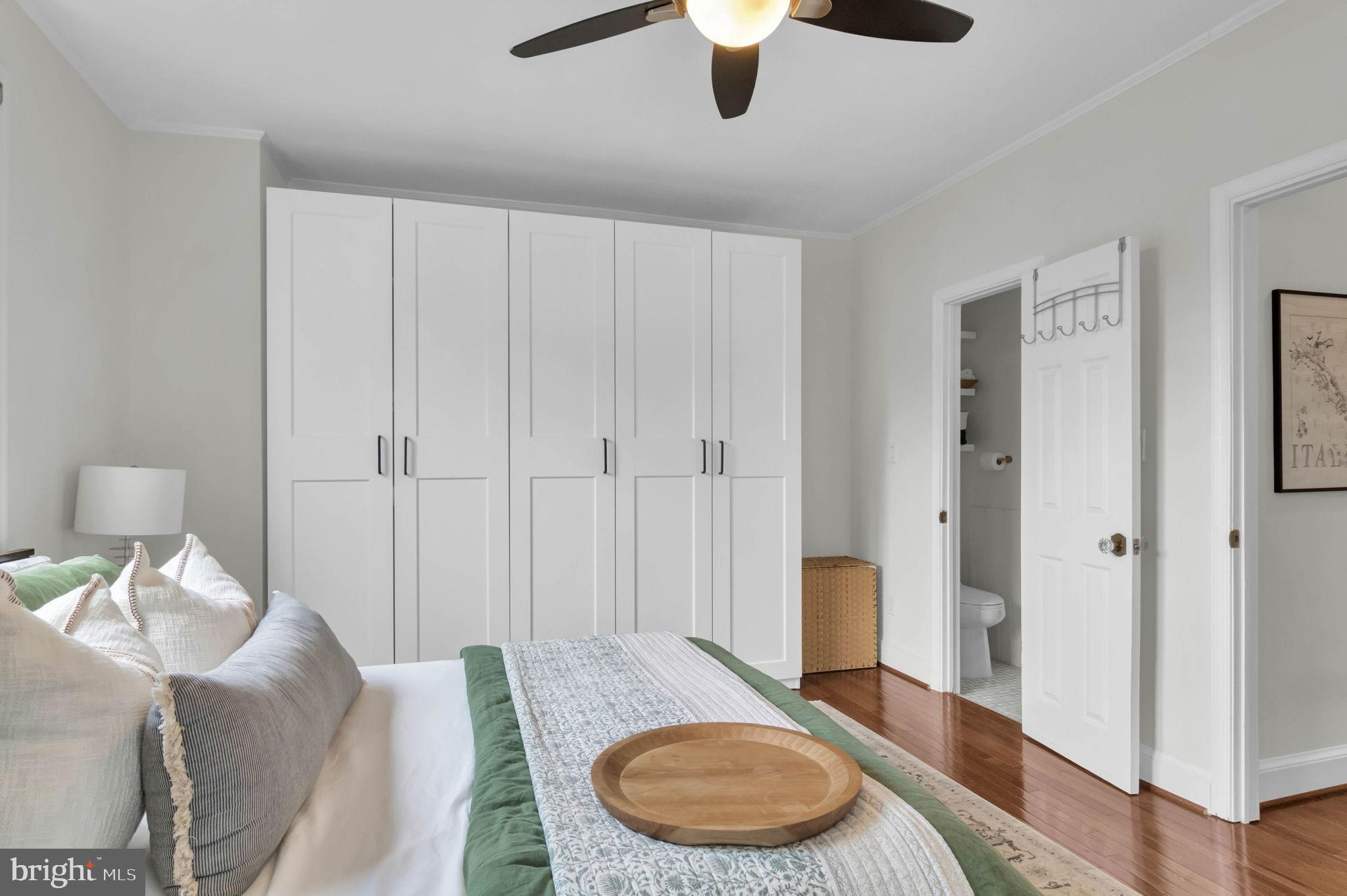 1526 Gales Street Northeast Washington, DC 20002 - Photo 21 of 35 Serene bedroom with modern storage solutions.