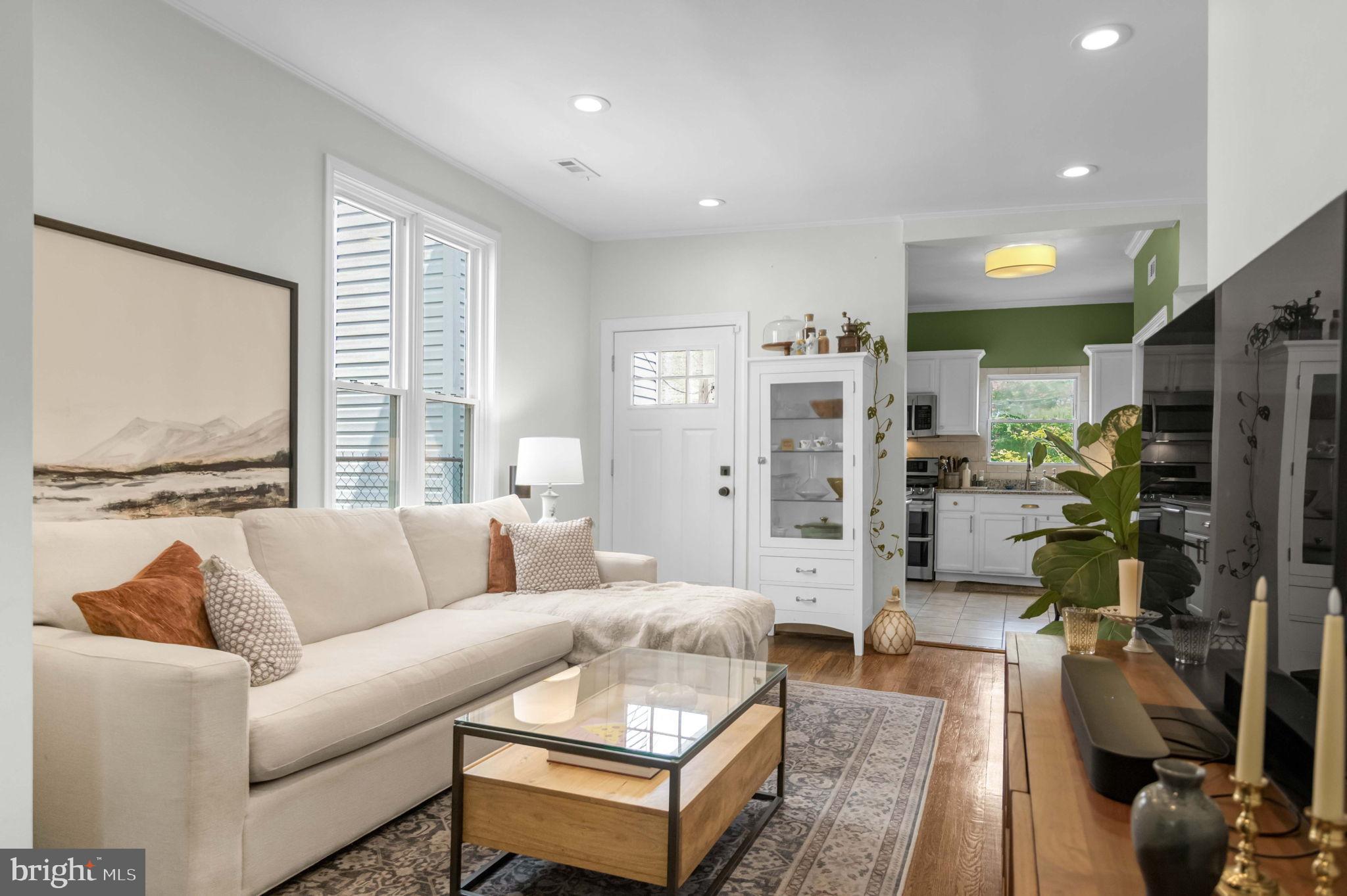 1526 Gales Street Northeast Washington, DC 20002 - Photo 8 of 35 Bright and inviting open living space.