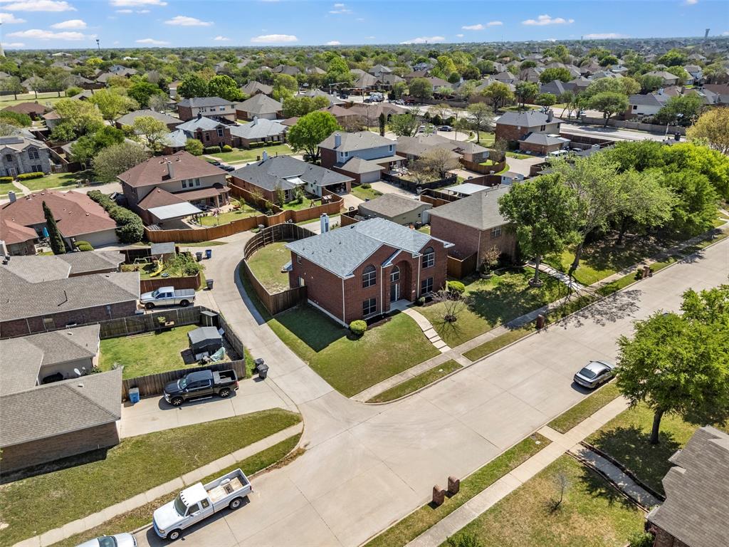 741 Aspen Court Allen, TX 75002 - Photo 3 of 40 Aerial perspective of suburban area
