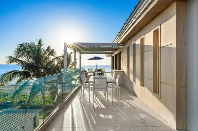 a view of beach and ocean view