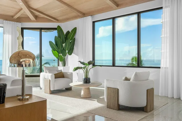 a bathroom with a bathtub sink and mirror