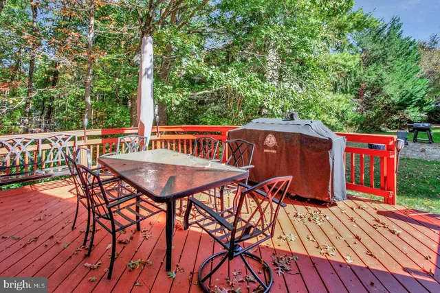 an outdoor view with patio